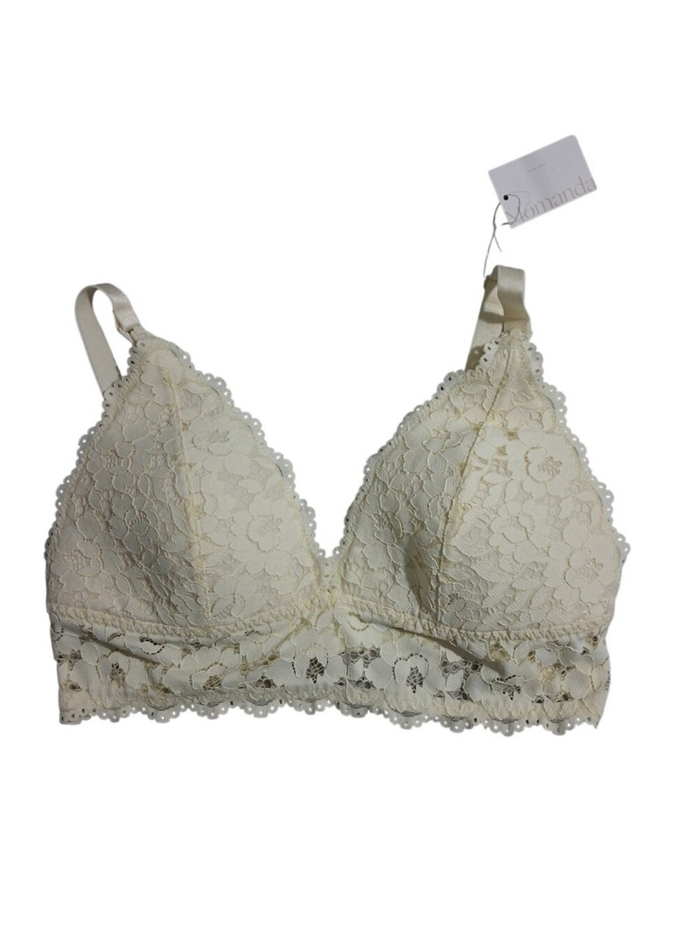 Momanda Lace Nursing Bra Size 36 C Ivory New Feminine